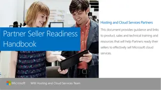 Partner Seller Readiness Handbook for Cloud Services