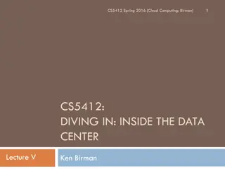 Inside the Data Center: Cloud Computing Overview