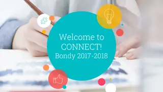 Welcome to CONNECT! Bondy 2017-2018 Agenda Overview