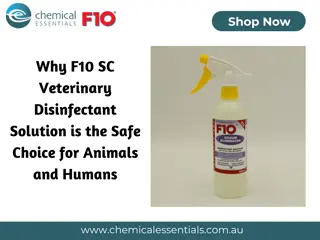 Why F10 SC Veterinary Disinfectant Solution is the Safe Choice for Animals