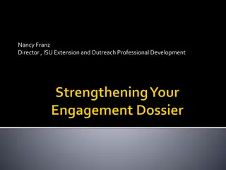 Engaged Scholarship and Empowering Change