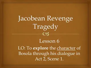 Jacobean Revenge Tragedy