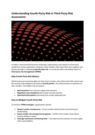 Understanding Fourth-Party Risk