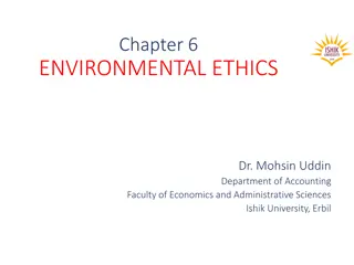 ENVIRONMENTAL ETHICS