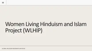 Researching Women in Hinduism and Islam