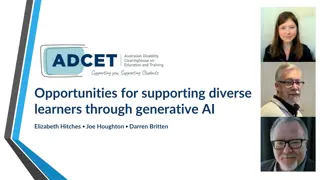 Opportunities for Supporting Diverse Learners Through Generative AI