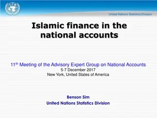 Islamic finance in the national accounts