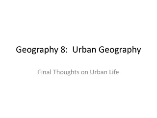 Insights into Urban Life and New Urbanism