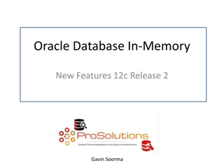 Oracle Database In-Memory New Features Overview