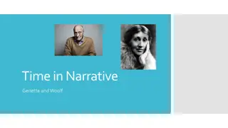 Time in Narrative Study: Genette & Woolf