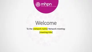 Network Meeting Guidelines