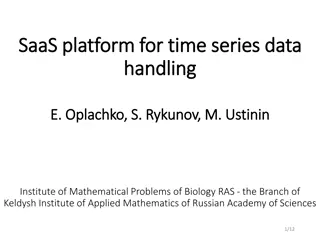 SaaS Platform for Time Series Data Handling