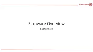 ALICE ITS UPGRADE Firmware Overview