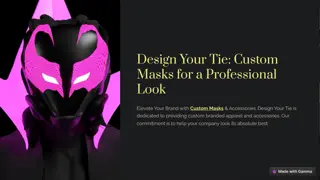 Custom Masks for a Professional Look | Design Your Tie