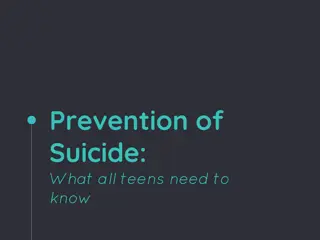 Essential Information on Teen Suicide Prevention