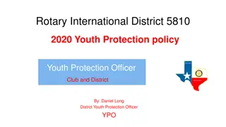 Rotary District 5810 Youth Protection Policy