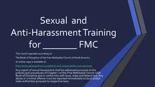 Sexual & Anti-Harassment Training at FMC: Understanding Policies & Reporting Laws