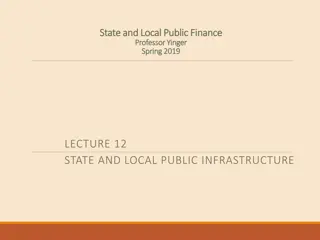 State and Local Public Infrastructure Investment