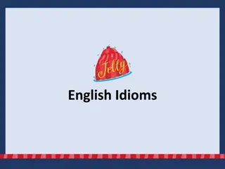 English Idioms