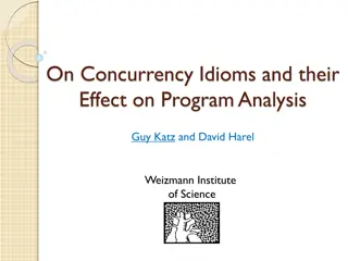 On Concurrency Idioms and Program Analysis