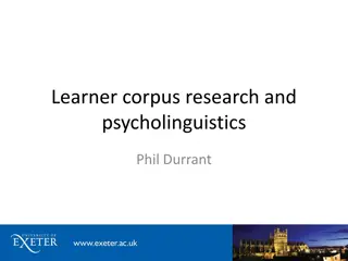Linguistic Abilities and Learning Processes