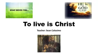 Living in Christ's Power