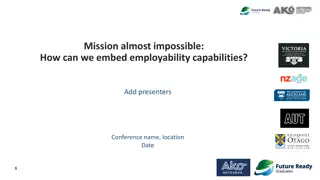Mission almost impossible:  How can we embed employability capabilities?