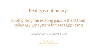 Spotlighting Existing Gaps in EU and Italian Asylum System