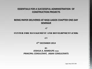 Successful Construction Project Administration