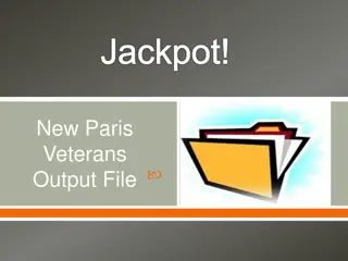 New Paris Veterans Output File Layout and Data Enrichment