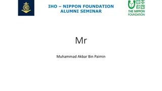 IHO Nippon Foundation Alumni Seminar - Muhammad Akbar Bin Paimin