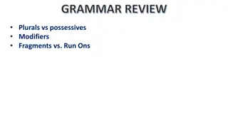 GRAMMAR REVIEW