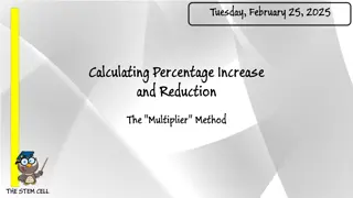 Master Percentage Increase Reduction Method