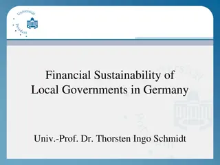 Financial Sustainability of Local Governments in Germany