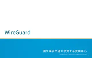 WireGuard: Fast and Secure VPN Solution with Deep Linux Integration