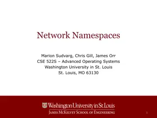 Network Namespaces for Secure Networking