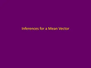 Inferences for a Mean Vector