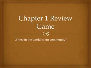 Our Community: Geography Review Game