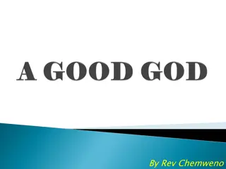 Samson's Riddle and God's Goodness