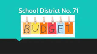 School District No. 71 Funding Overview