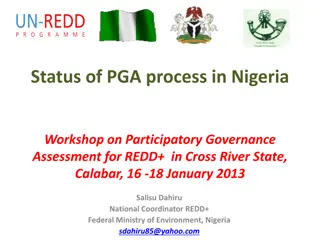 Status of Participatory Governance Assessment Process in Nigeria