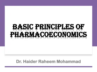 Basic Principles of Pharmacoeconomics Costing Terms