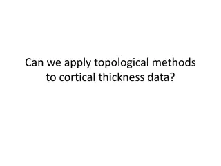 Applying Topological Methods to Cortical Thickness Data