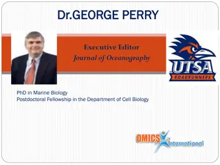 Dr. George Perry - Dean of Sciences at University of Texas