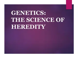 The Science of Heredity and Mendel's Discoveries