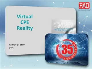 Orchestration in Virtual Networking