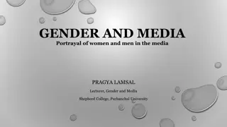 Gender and Media Portrayal of Women
