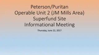 Peterson/Puritan Operable Unit 2 Superfund Site Meeting