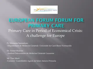 Challenges of Primary Care in Economical Crisis