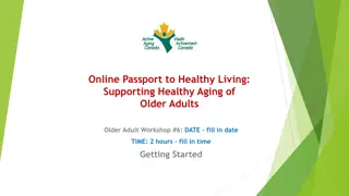 Supporting Healthy Aging Through Workshops